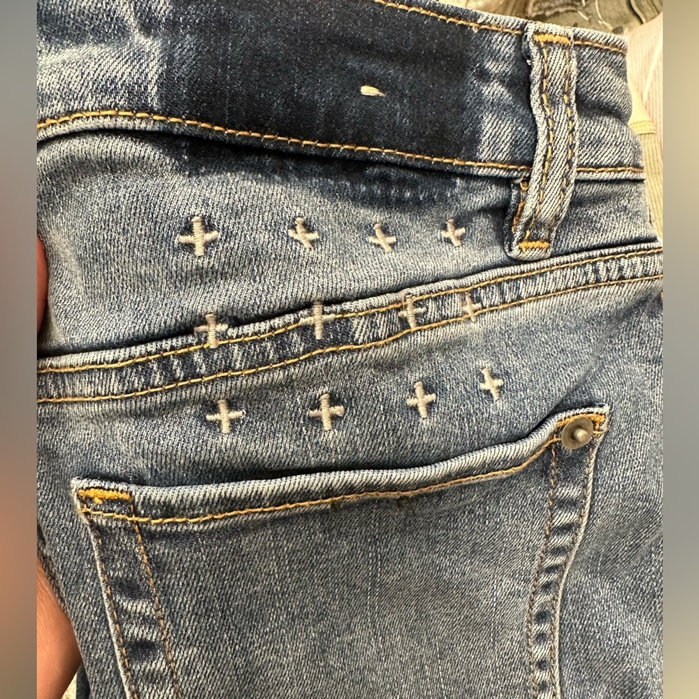 Ksubi skinny blue jeans.